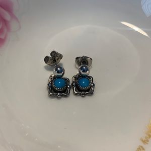 Sterling Silver Turquoise Earrings